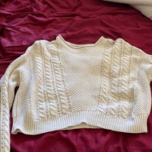 Crop top sweater